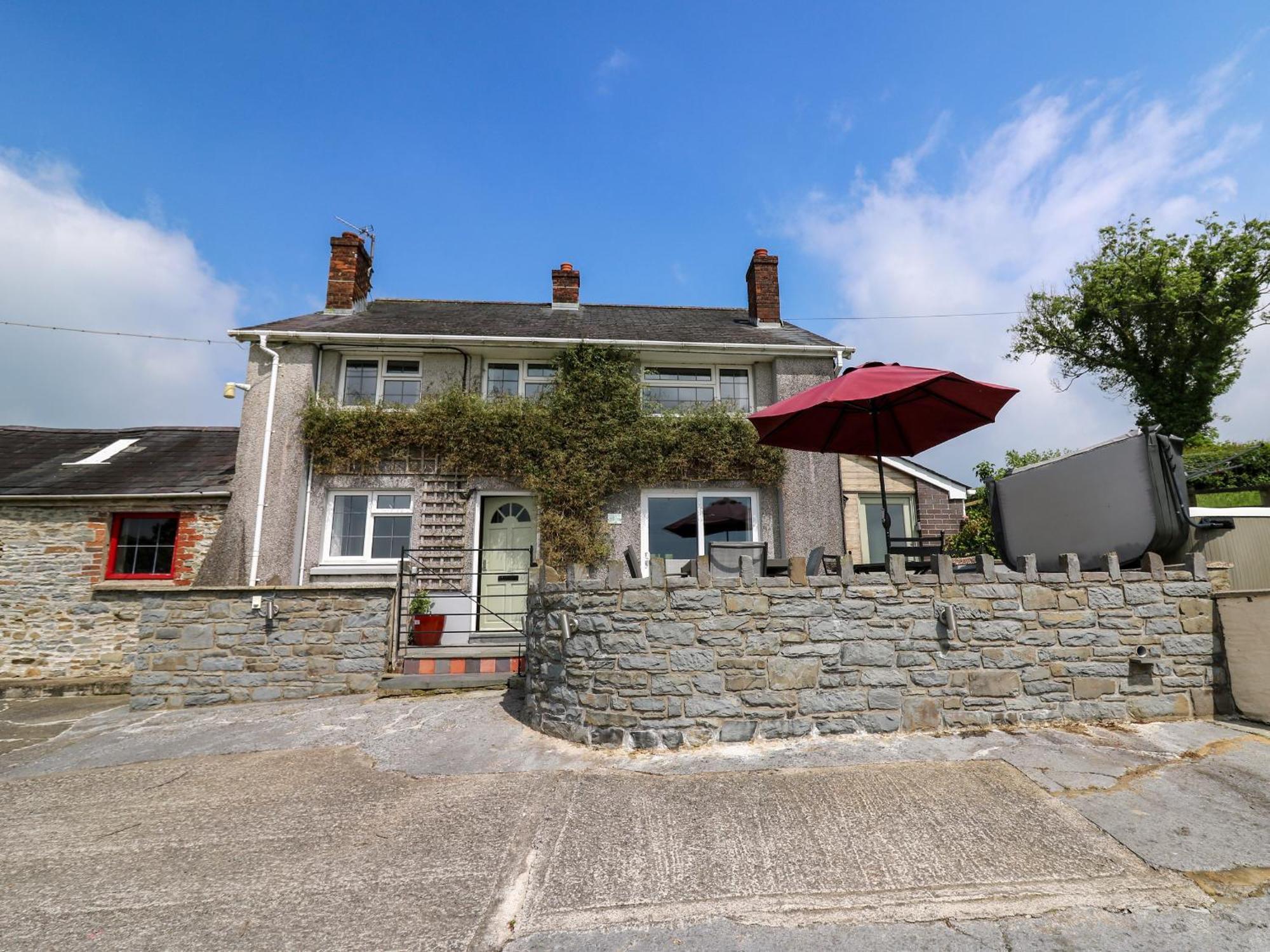 Aberdauddwr Villa Llanwnen Exterior foto